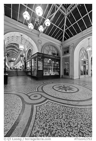 Mosaic, passage Vivienne. Paris, France