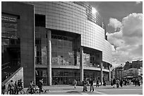 Opera Bastille. Paris, France (black and white)