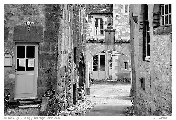 Church grounds, Vezelay. Burgundy, France