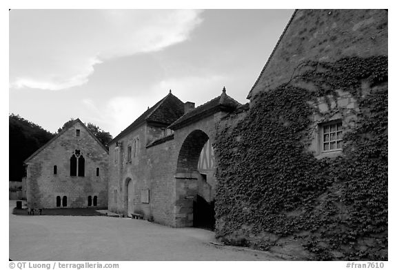 Fontenay Abbey. Burgundy, France