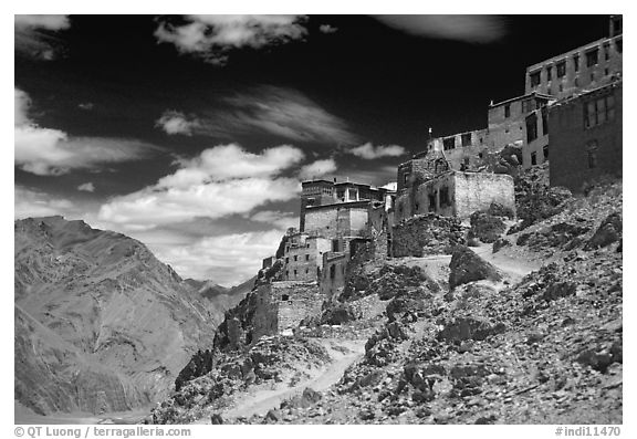 Perched monastary, Ladakh, Jammu and Kashmir. India