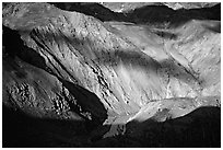 River Valley and cloud shadows, Zanskar, Jammu and Kashmir. India ( black and white)