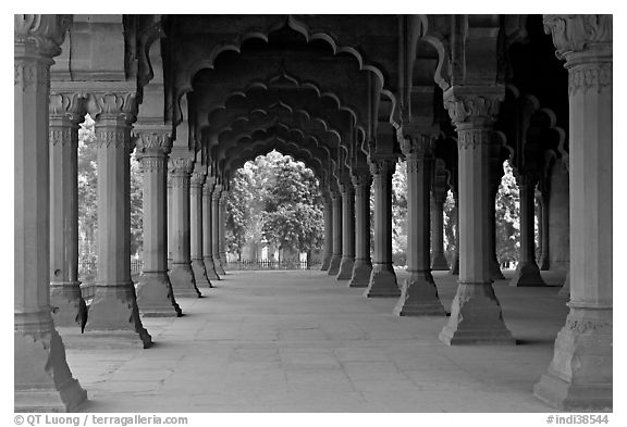 Diwan-i-Am (Hall of public audiences), Red Fort. New Delhi, India