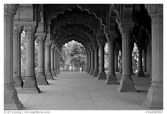 Diwan-i-Am (Hall of public audiences), Red Fort. New Delhi, India