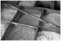 Close-up of grains, Sardar Market. Jodhpur, Rajasthan, India ( black and white)