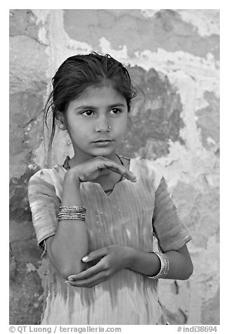 Young girl. Jodhpur, Rajasthan, India