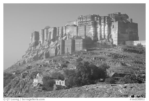 Mehrangarh Fort. Jodhpur, Rajasthan, India