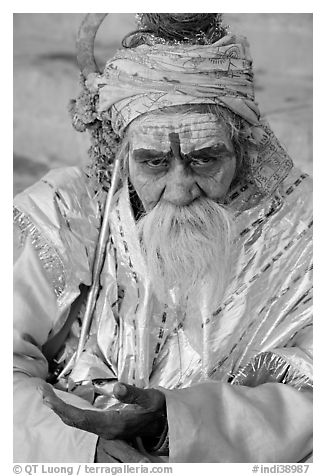 Sadhu. Varanasi, Uttar Pradesh, India