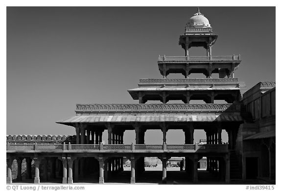 Panch Mahal. Fatehpur Sikri, Uttar Pradesh, India