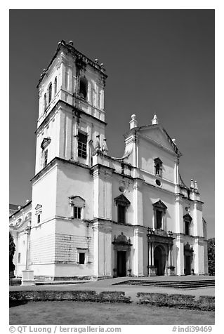 Se Cathedral, morning, Old Goa. Goa, India