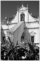 Church of St Monica, Old Goa. Goa, India (black and white)