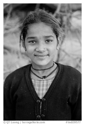 Young villager. Khajuraho, Madhya Pradesh, India