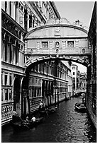 Bridge of Signs. Venice, Veneto, Italy ( black and white)