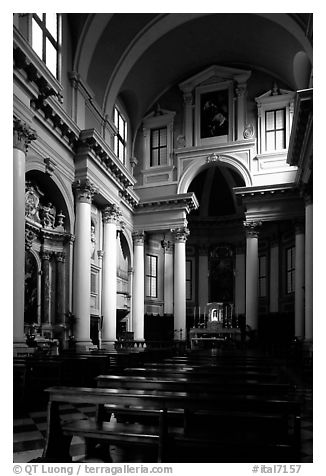 Church interior. Veneto, Italy