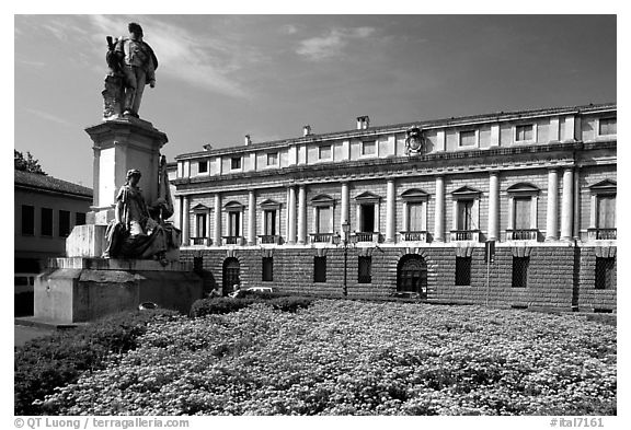 Palazzo Porto-Breganze on Piazza Castello. Veneto, Italy