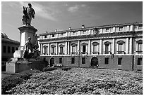 Palazzo Porto-Breganze on Piazza Castello. Veneto, Italy ( black and white)