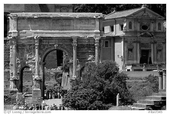 Arch of Septimus Severus, Roman Forum. Rome, Lazio, Italy