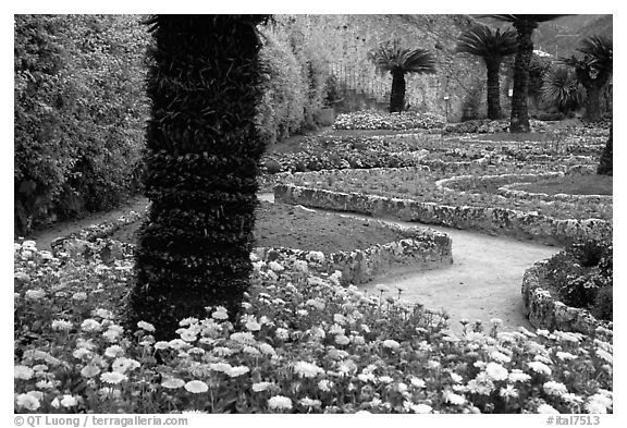 Gardens of Villa Rufulo, Ravello. Amalfi Coast, Campania, Italy