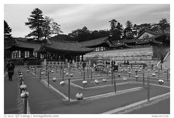 Labyrinth, Haeinsa Temple. South Korea