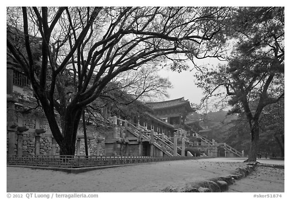 Temple of Silla, Bulguksa. Gyeongju, South Korea