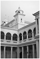 Supreme court. George Town, Penang, Malaysia ( black and white)