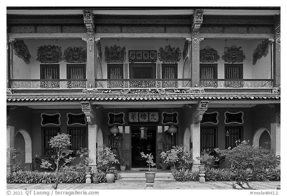 Facade, Cheong Fatt Tze Mansion. George Town, Penang, Malaysia