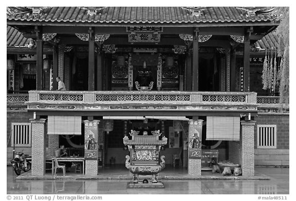 Hock Tik Cheng Sin Hokkien Temple. George Town, Penang, Malaysia