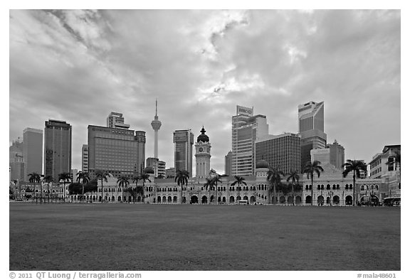 Kuala Lumpur Skyline from Merdeka Square. Kuala Lumpur, Malaysia