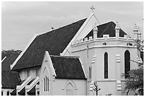 St Mary Cathedral. Kuala Lumpur, Malaysia ( black and white)