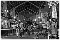 Bazar, Little India. Kuala Lumpur, Malaysia (black and white)