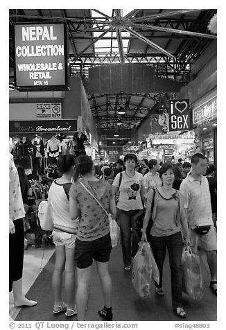 Shoppers, Bugis Street Market. Singapore