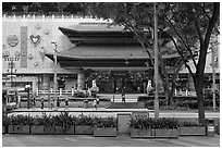 Department store, Orchard Road. Singapore (black and white)