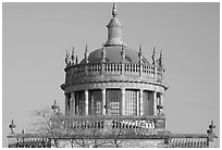 Dome of the main chapel of Hospicios de Cabanas. Guadalajara, Jalisco, Mexico ( black and white)