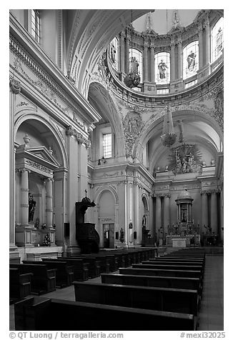 Interior of the Cathedral. Guadalajara, Jalisco, Mexico