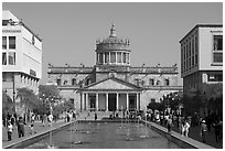 Basin and Hospicios de Cabanas. Guadalajara, Jalisco, Mexico ( black and white)