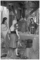 Nativity, Tlaquepaque. Jalisco, Mexico (black and white)