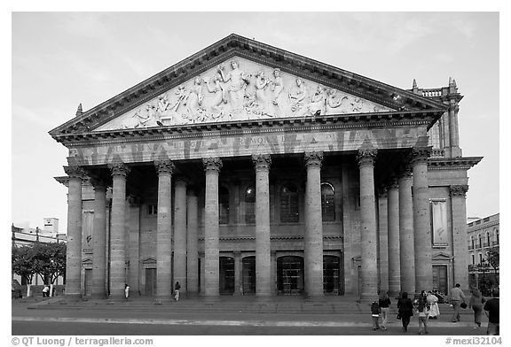 Teatro Degollado. Guadalajara, Jalisco, Mexico