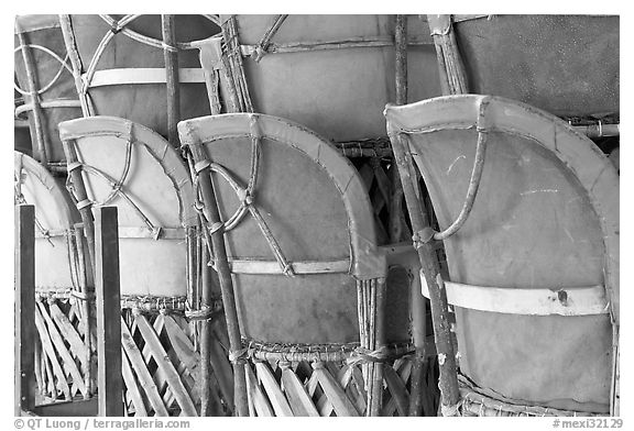 Cafe chairs, Tlaquepaque. Jalisco, Mexico