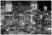Glass spheres, Tonala. Jalisco, Mexico ( black and white)
