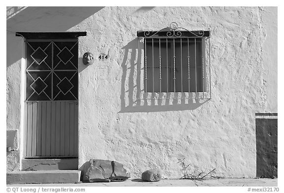 Door and window, Puerto Vallarta, Jalisco. Jalisco, Mexico