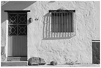 Door and window, Puerto Vallarta, Jalisco. Jalisco, Mexico (black and white)