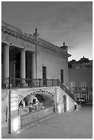 Goitia Square with nativity at down. Zacatecas, Mexico ( black and white)