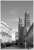 Cathedral, morning. Zacatecas, Mexico (black and white)