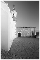 La Capilla de la Virgen del Patrocinio, dusk. Zacatecas, Mexico ( black and white)