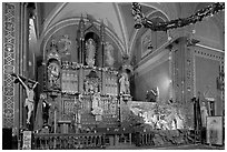 Altar and nativity. Guanajuato, Mexico (black and white)