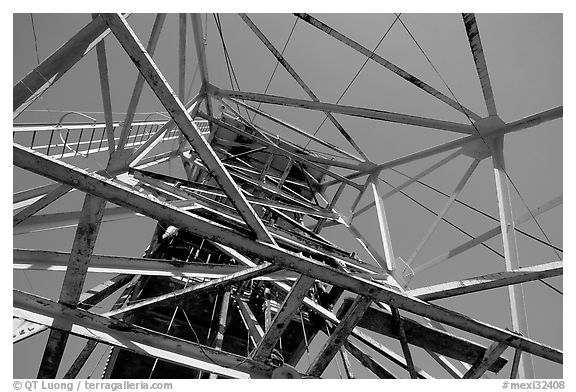 Tower above the main shaft of La Valenciana mine. Guanajuato, Mexico