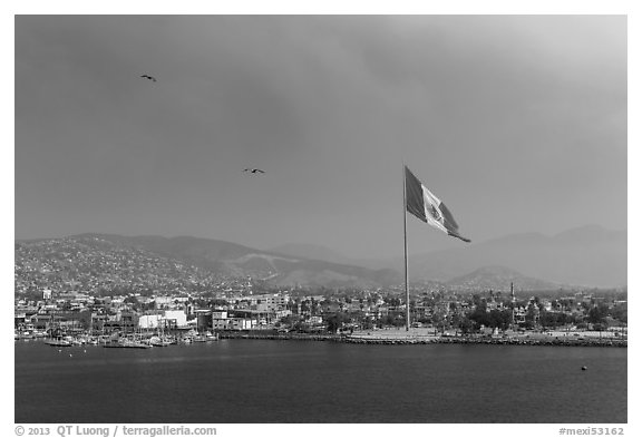 Ensenada seen from harbor. Baja California, Mexico