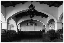 Cathedral Ballroom, Riviera Del Pacifico, Ensenada. Baja California, Mexico (black and white)