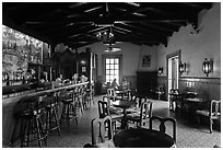 Bar Andaluz, Riviera Del Pacifico, Ensenada. Baja California, Mexico (black and white)