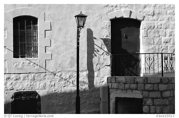 Blue door and windows, Synagogue Quarter, Safed (Tsfat). Israel